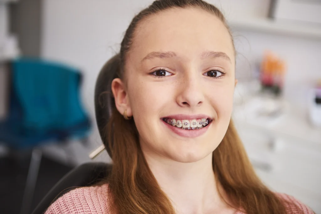 Metal braces treatment for Irvine orthodontic patient